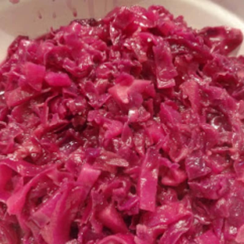 purple braised cabbage