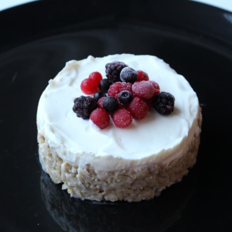 Porridge cheesecake