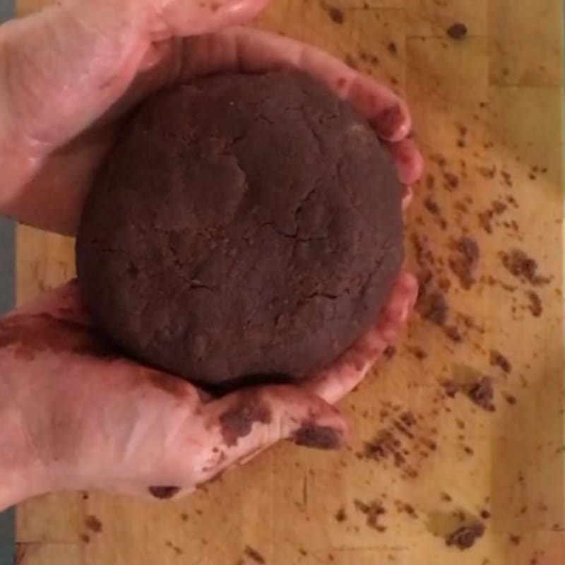 galletas de mantequilla de cacao sin mantequilla