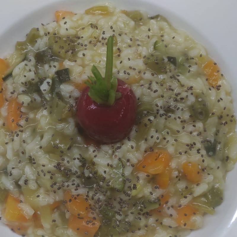 Vegan risotto with Secuquick Amc and Navigenio