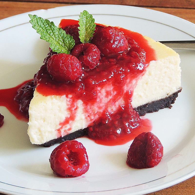 Raspberry cheesecake