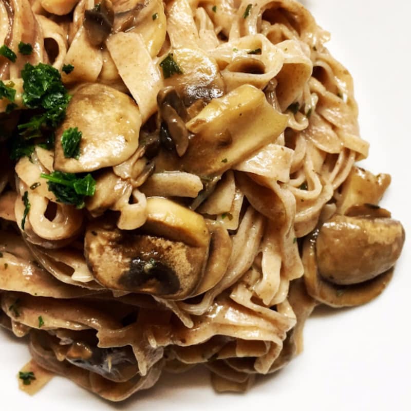 Fideos y escribe con CHAMPIÑÓN crema de arroz