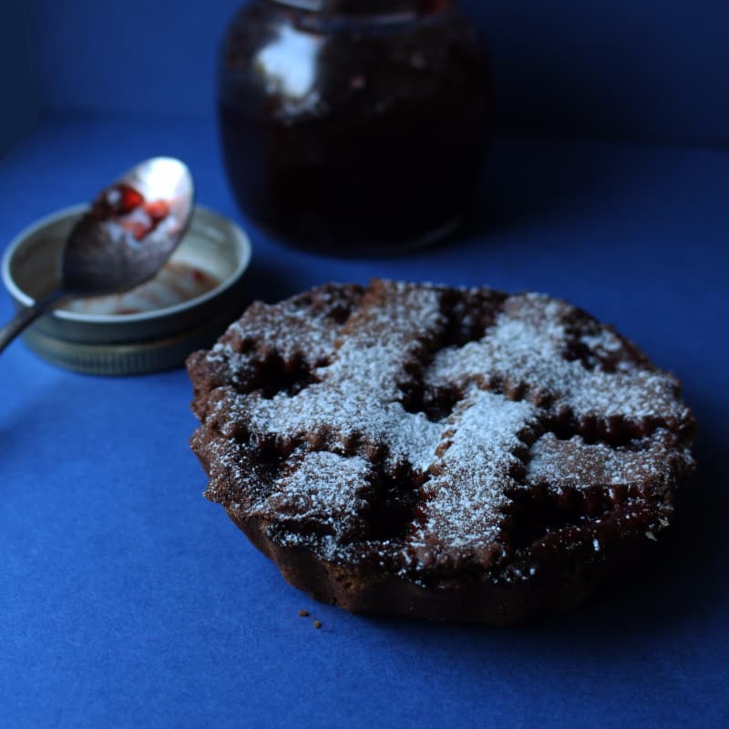 Crostatine vegane alle ciliegie