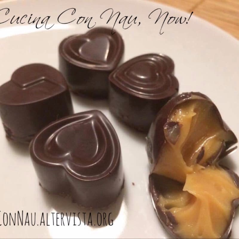 Salami caramel chocolates