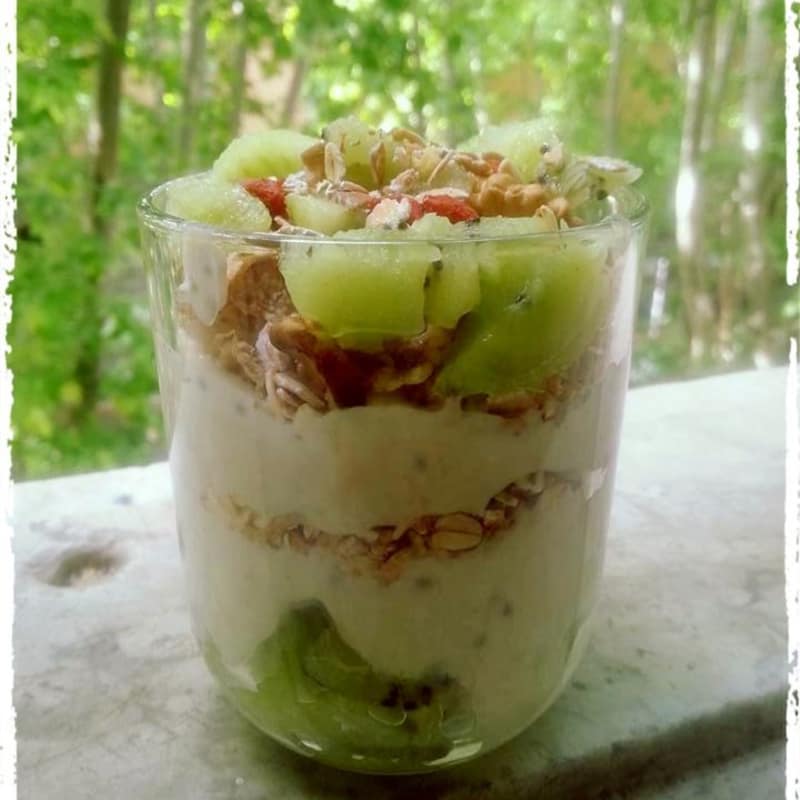 Vegan Overnight Oat Al Kiwi