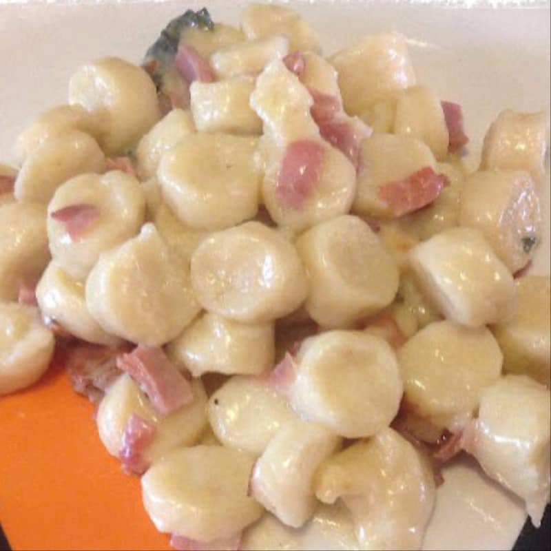 Gnocchi with florets