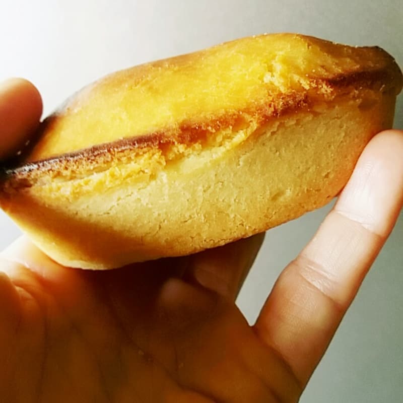 Typical Italian cake with custard cream filling