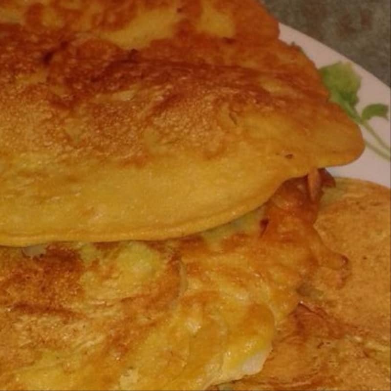 Frittata di ceci e cipolle