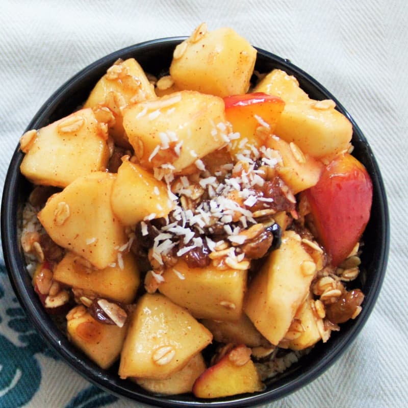 Granola fruta fresca