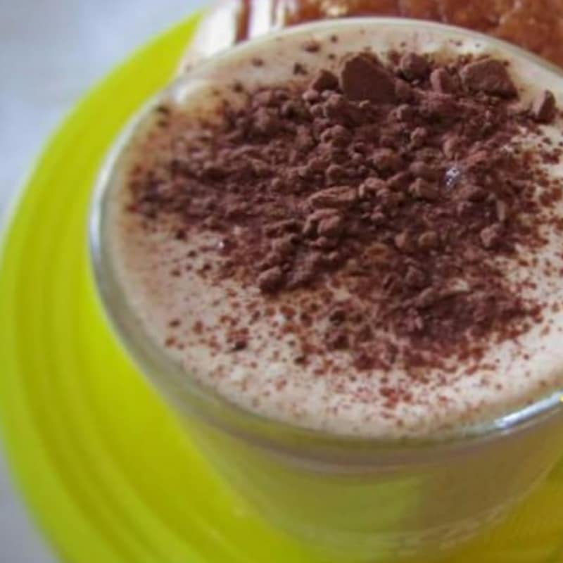 crema de café frío