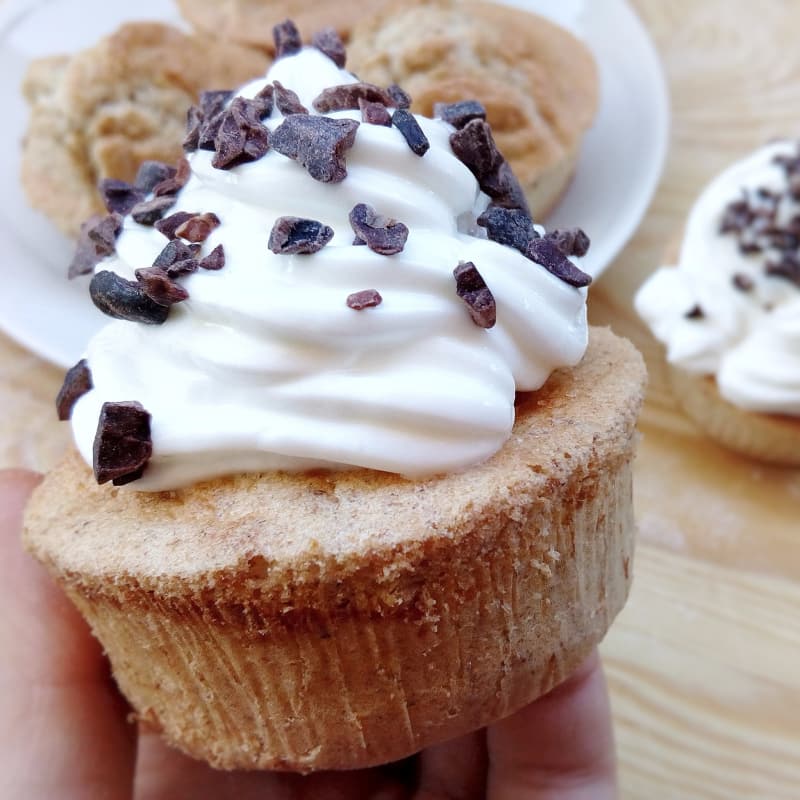 Muffin Cocco e Mandorle senza zuccheri aggiunti