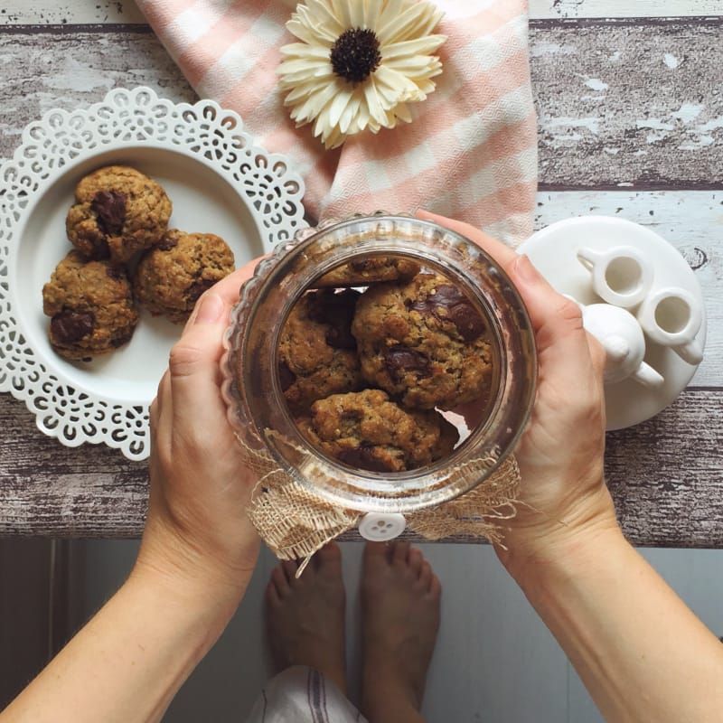 Vegan biscuits with 5 cereals