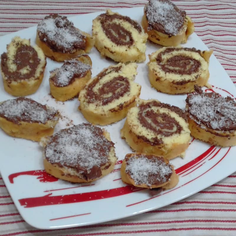 Girelle Con Crema Al Cioccolato