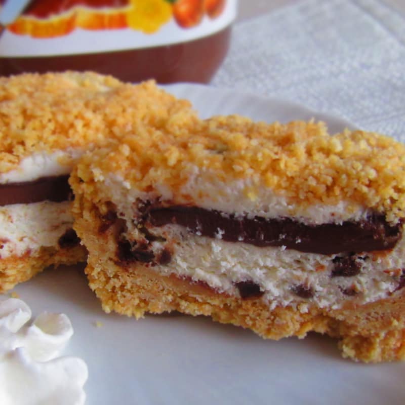 Mini Crumbed Cold Maskarpone And Nutella Uncooked Recipe Oreegano
