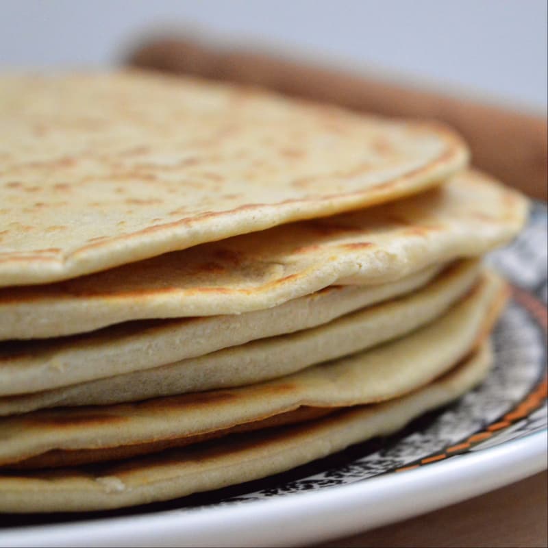 Piadine with extra virgin olive oil