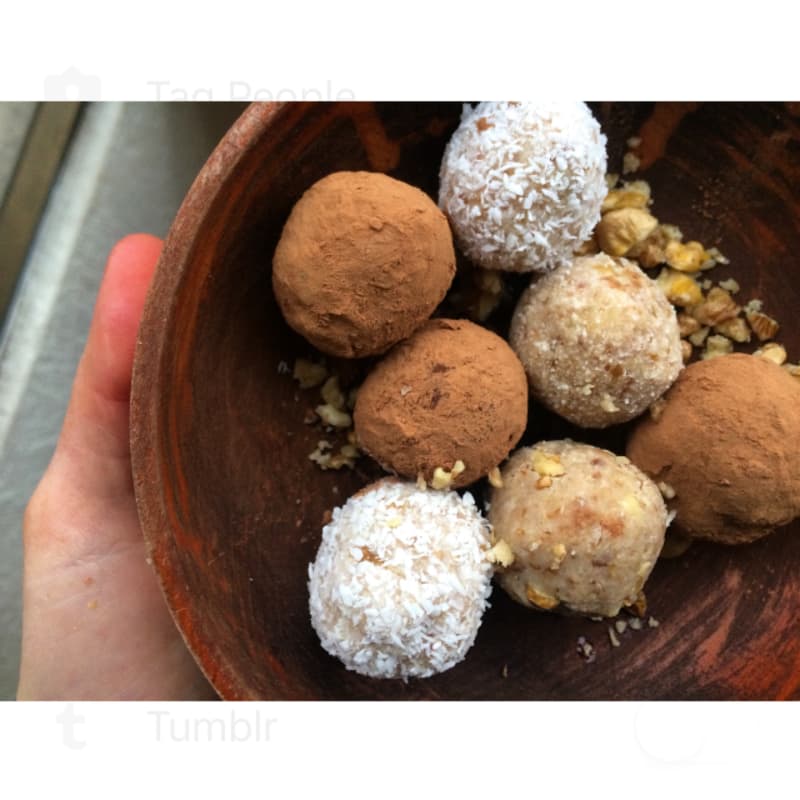 Bliss ball crudas y veganas