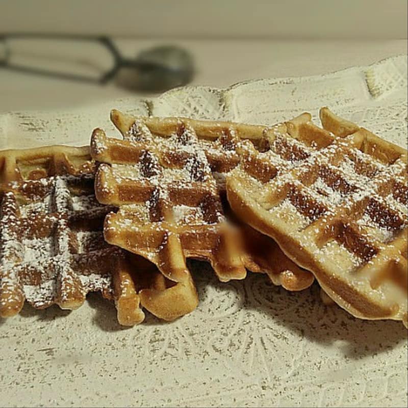 Waffle with full flour