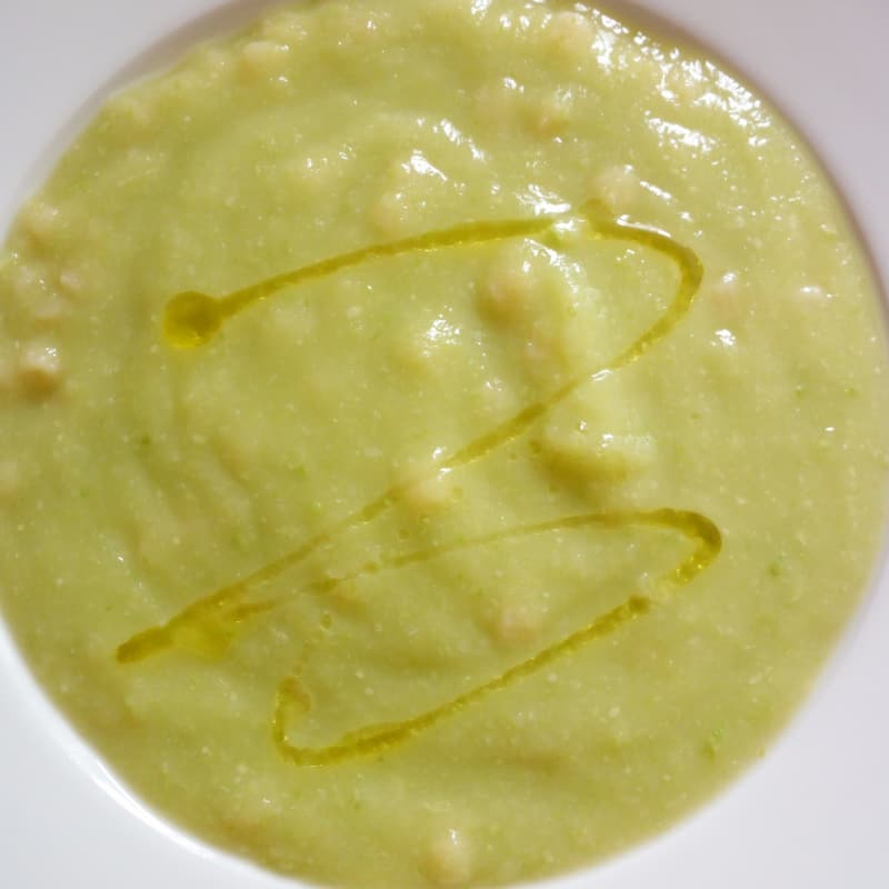 Crema de calabacín trompeta