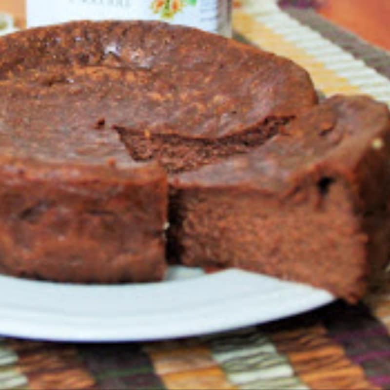 Tarta de queso con crema de avellanas