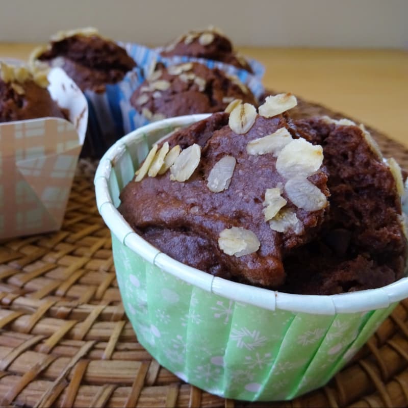 Muffin Avena E Cioccolato