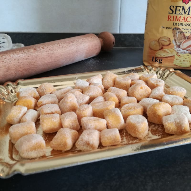 Gnocchi con calabaza