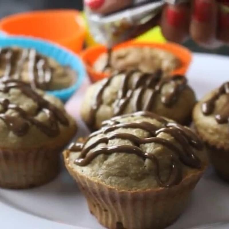 Oatmeal and Banana Cupcake