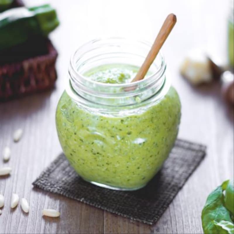 Pesto di zucchine light al microonde