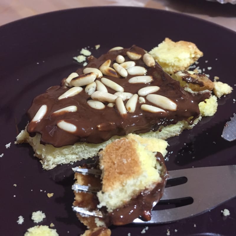 Crostata al rabarbaro e cioccolato