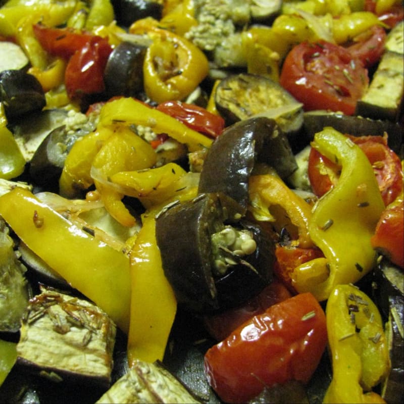 Summer vegetables with Rosemary