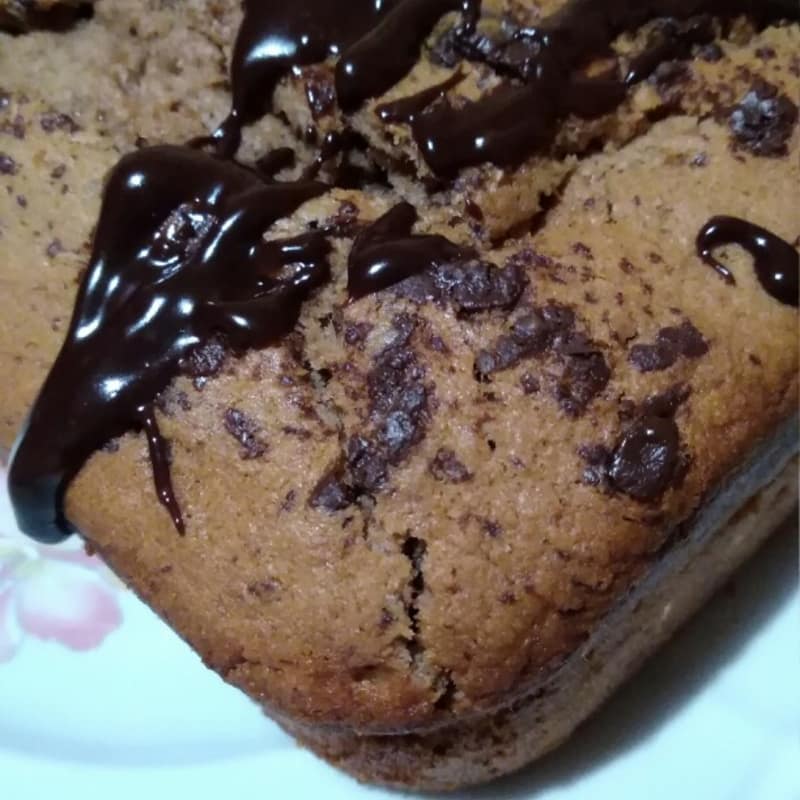 Banana Bread al doppio cioccolato