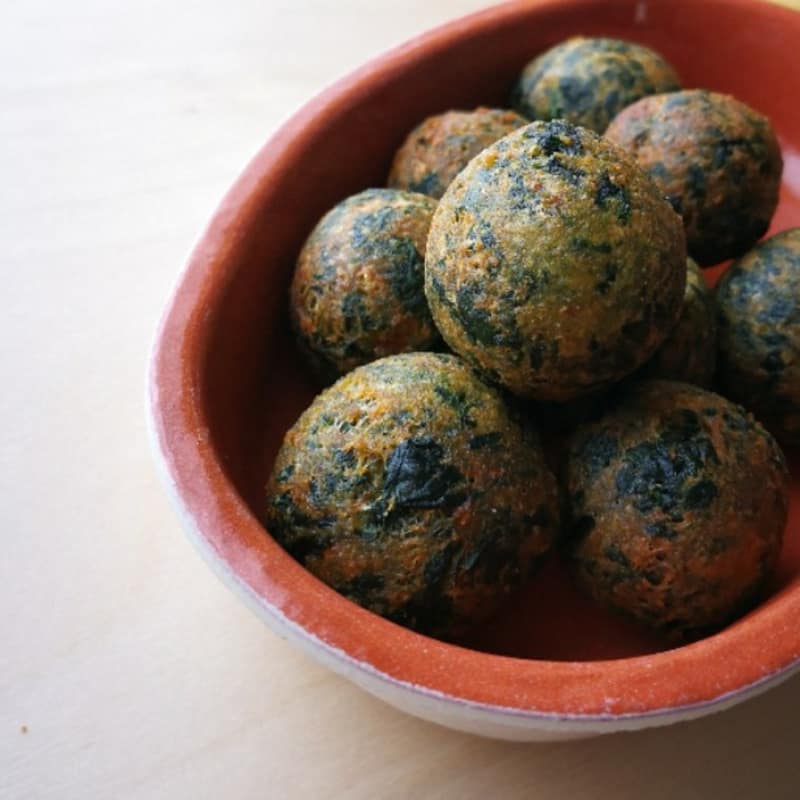 spinach and lemon meatballs