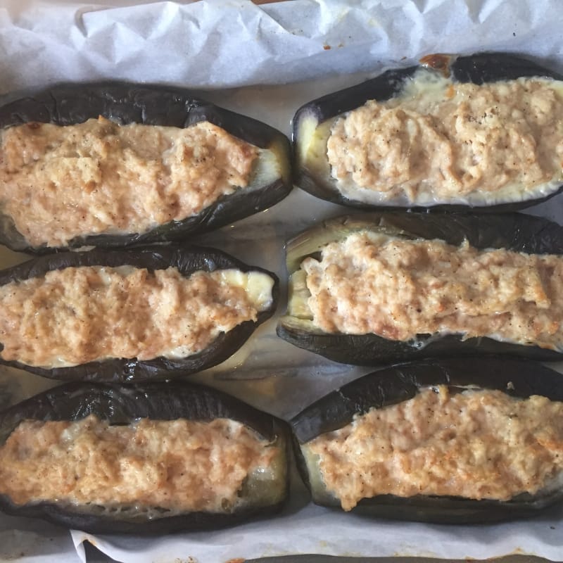 Stuffed eggplant