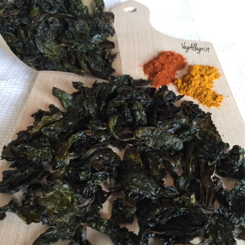 Chips Of Black Cabbage