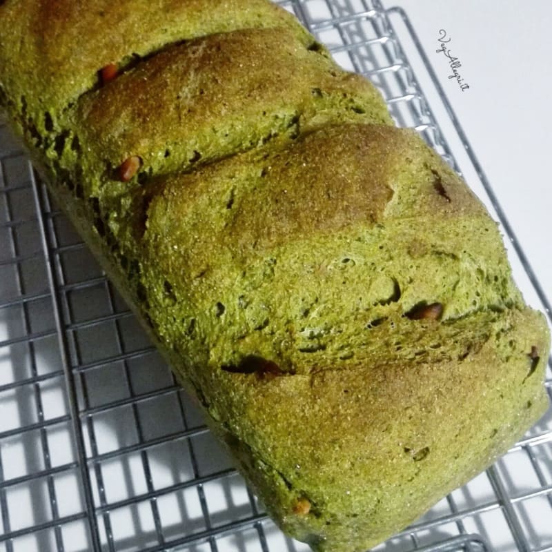 Pan de espinacas