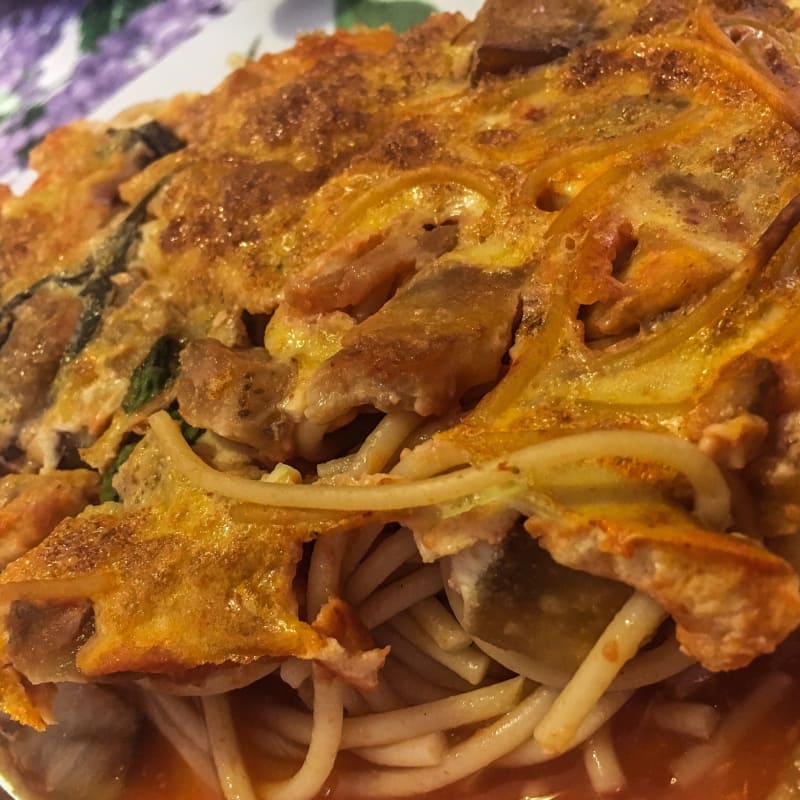 Baked spaghetti