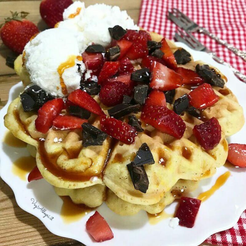 Waffles Vegani