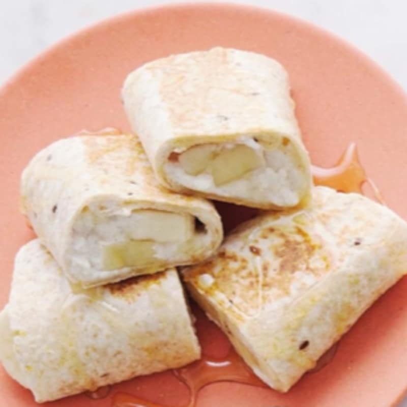 Piadina dolce con banana e ricotta