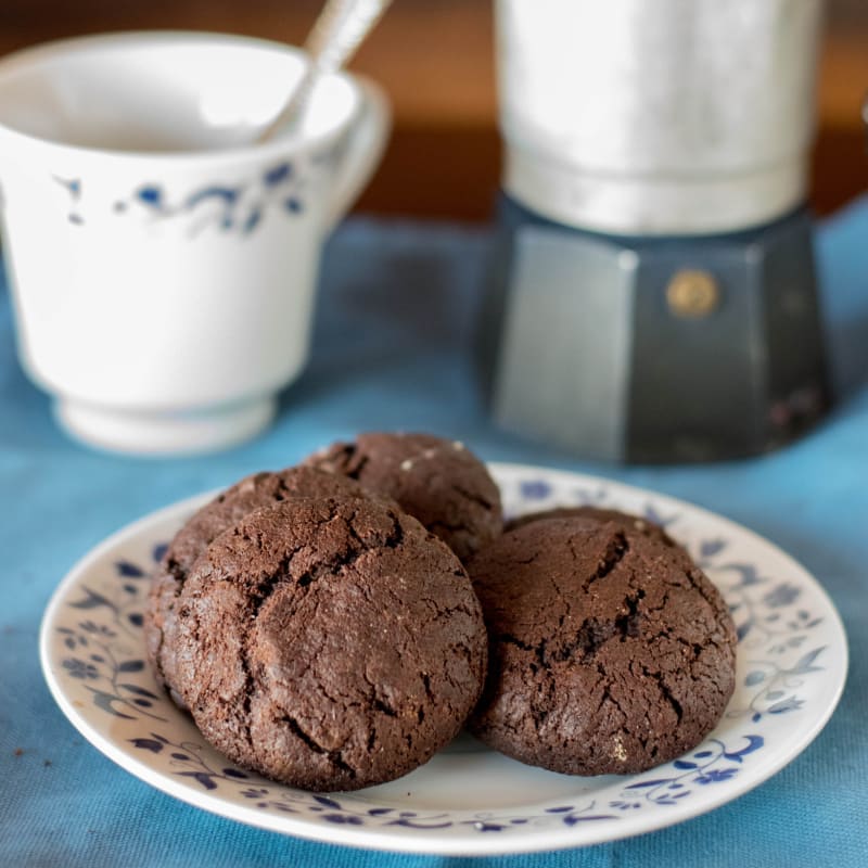 Galletas de chocolate doble