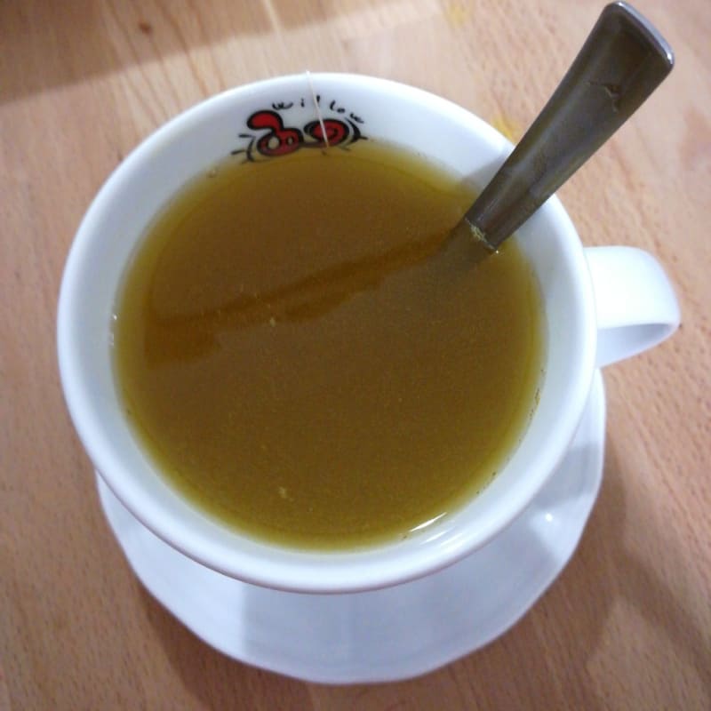 Herbal tea ginger and turmeric