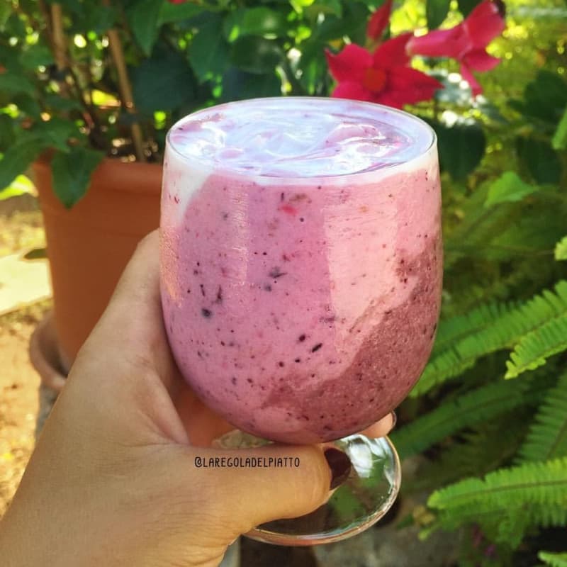 Batido rosa