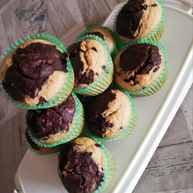 Muffin all'acqua Cioccococco