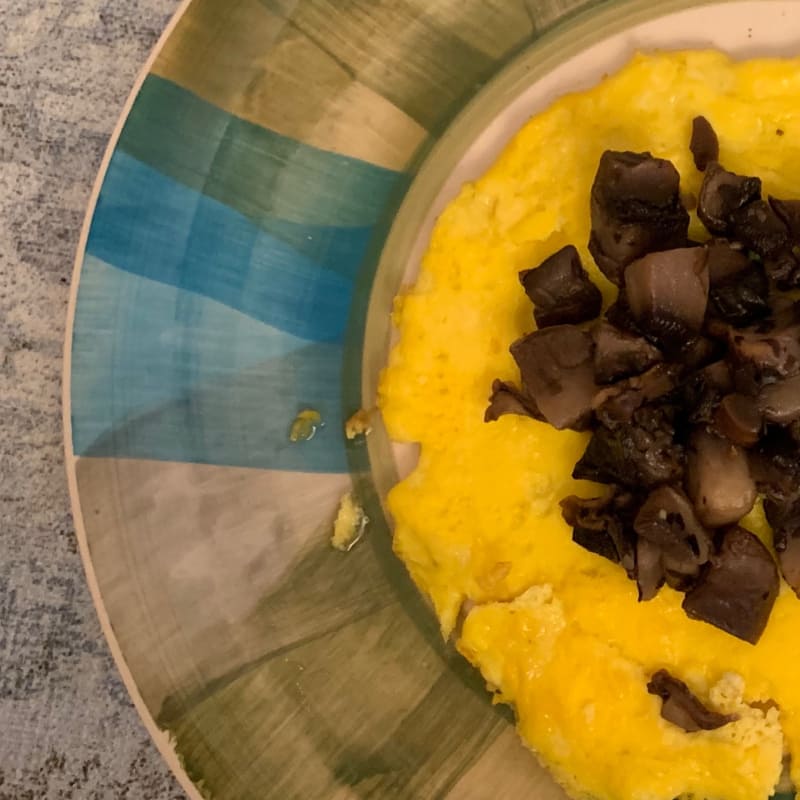 Omlette light con funghi