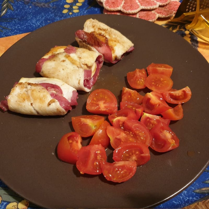 Involtini di pollo sfiziosi in padella