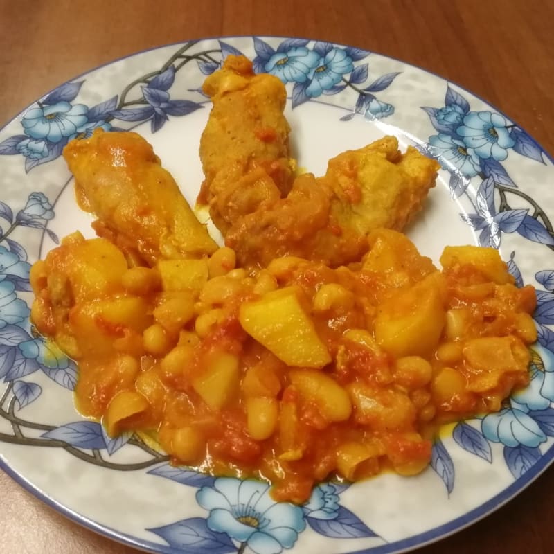 Rollitos De Cerdo Con Alubias Cannellini