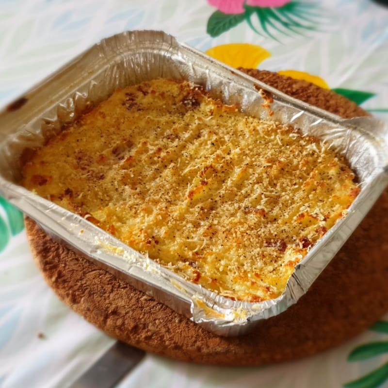 Flan ligero al horno con ricotta y bresaola al horno.