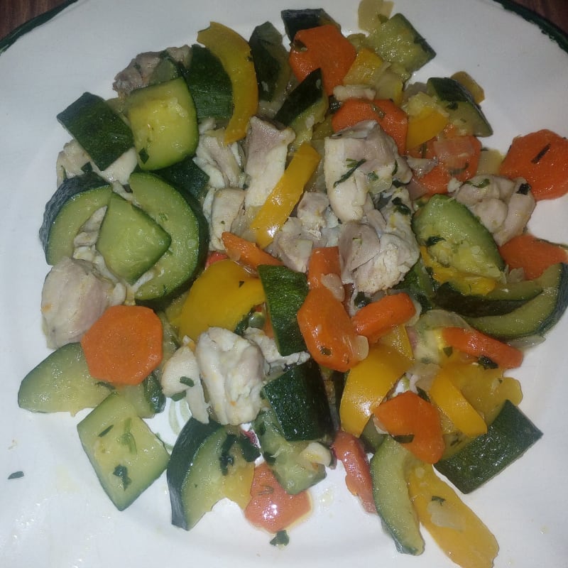 Chicken with vegetables