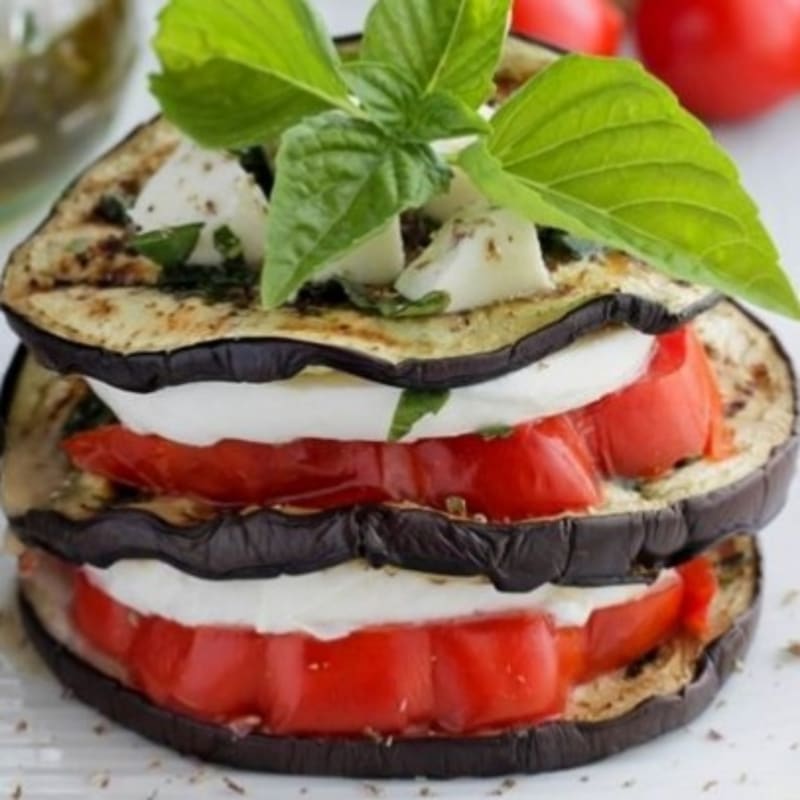 Torrette di verdure e mozzarella