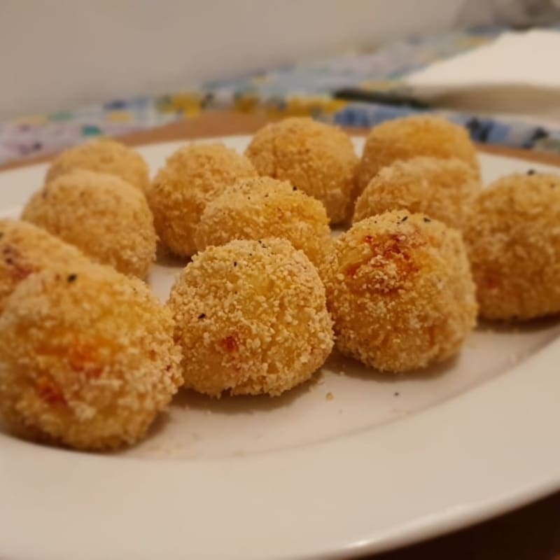 Polpette light di granchio e patate