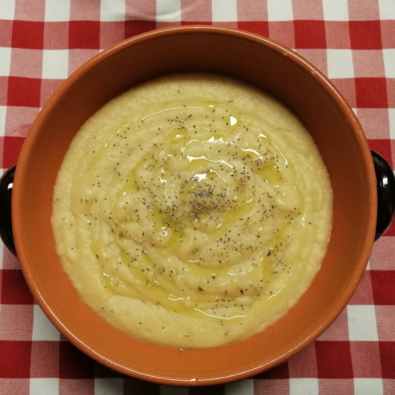 Crema de puerros y papas