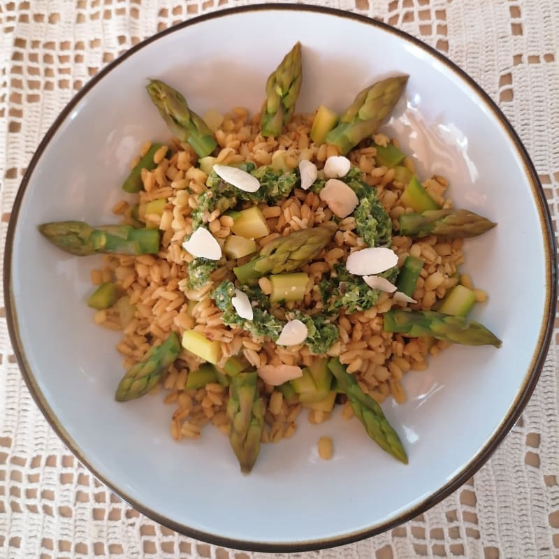 Orzotto agli asparagi